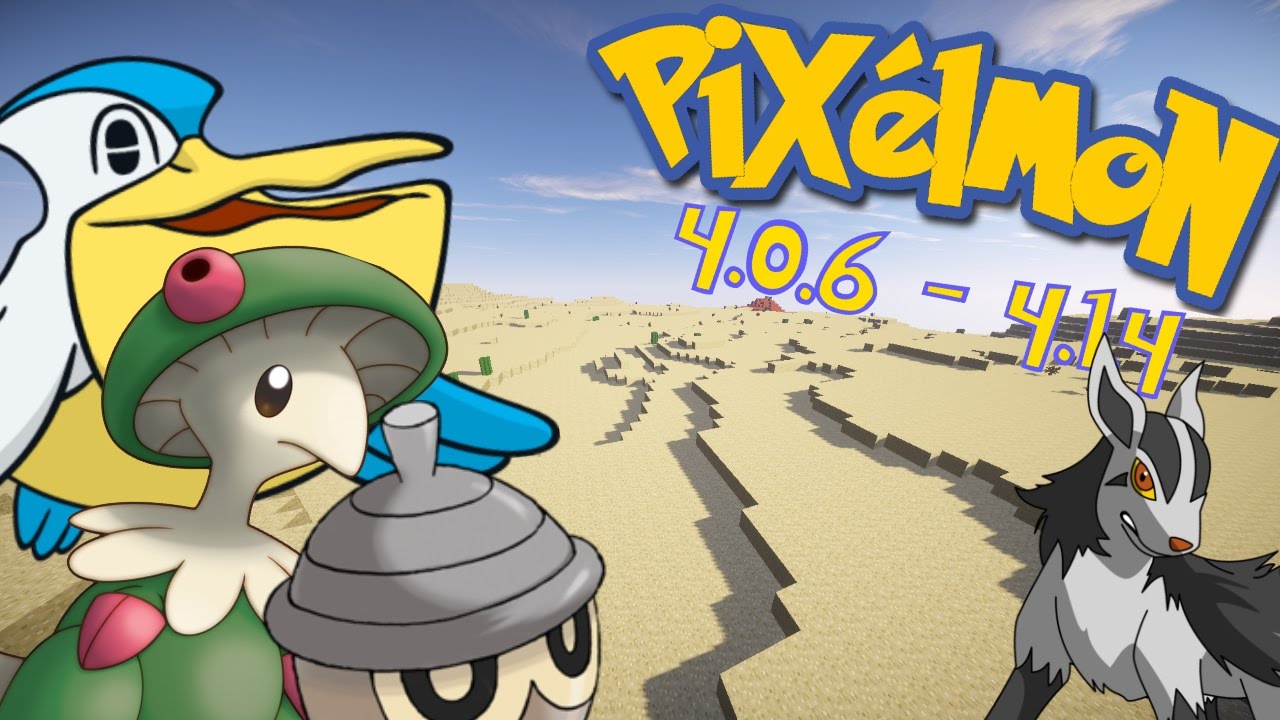 PIXELMON 4.0.6 - 4.1.4 MOD SHOWCASE! (Pixelmon Update)