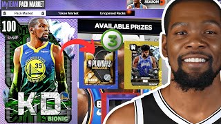 BIG EXCHANGE PACK OPENING FOR 100 OVERALL AND GALAXY OPAL KEVIN DURANT! I GOT TROLL SO BAD