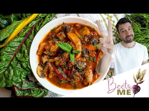 Μανιταρίτσα Κοκκινιστή με Σέσκουλα - Mushroom Stew with Chards | Beets me S01 E30