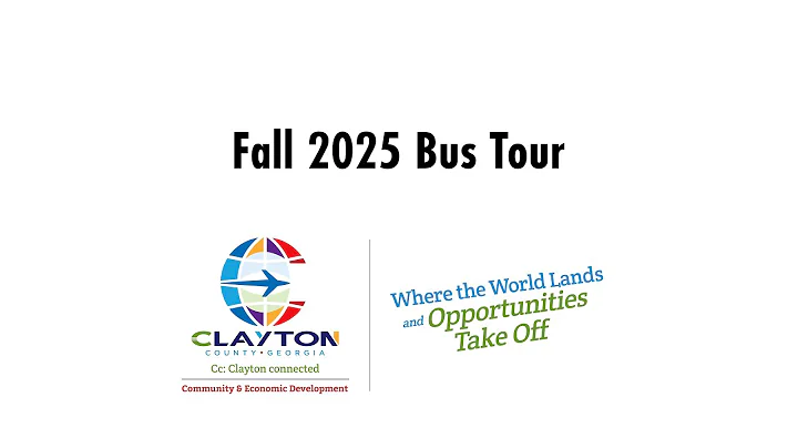 Clayton County: Fall 2025 Bus Tour