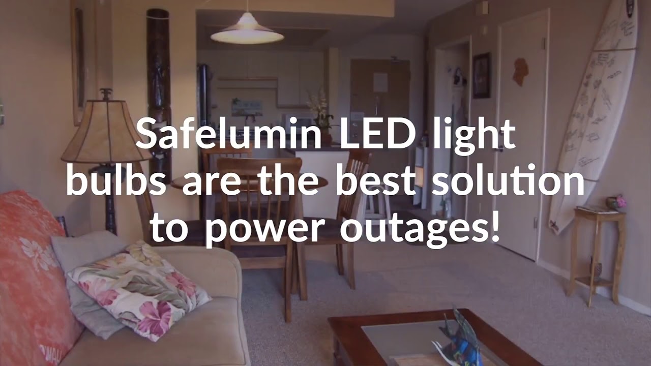 Safelumin LED Light Bulbs in Power Outage
