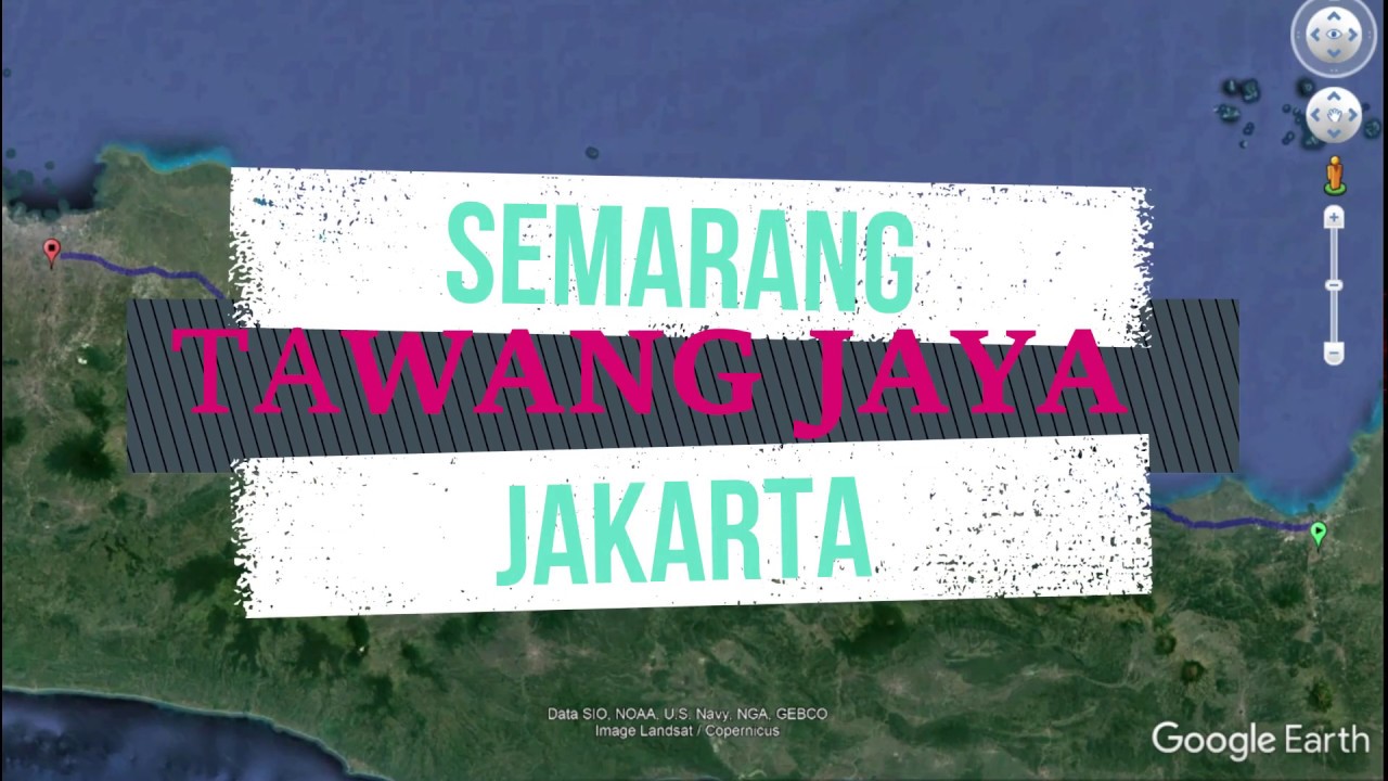 KERETA TAWANG JAYA (STASIUN PONCOL SEMARANG KE PASAR SENEN ...