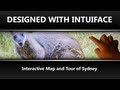 Designed with intuiface interactive map and tour of sydney