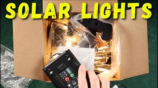 Solar/USB C Powered Patio Lights by Brightown #lights #yardlights #stringlights