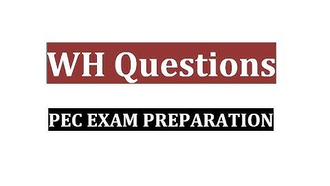 PEC Exam Preparation | Class 5 | English | WH Question (Part 1) | Inzam sir| SGHSC