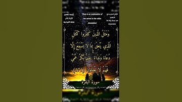 ومثل الذين كفروا #سورة_البقرة #الشيخ_بدر_التركي #أحمد_طالب