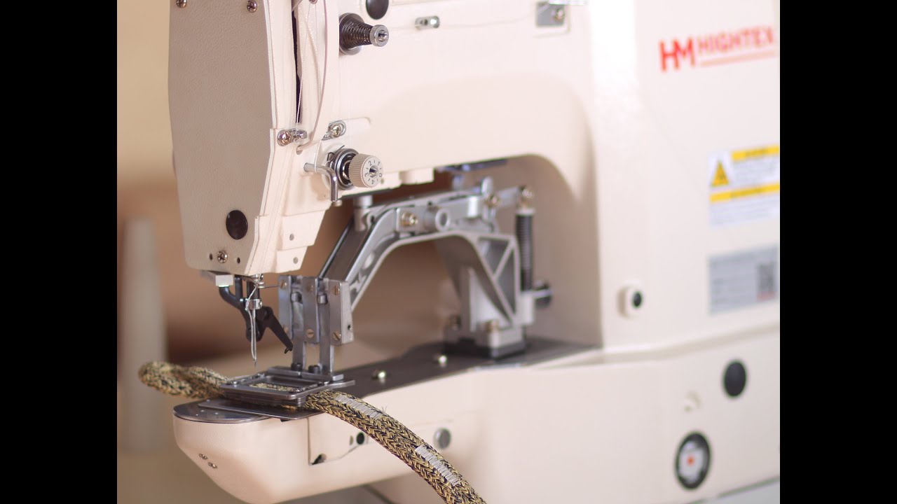 Automatic pattern sewing machine for dog leashes to United States YouTube