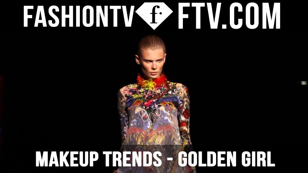 Makeup Trends Spring/Summer 2016 Golden Girl | FashionTV