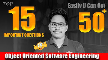 Object Oriented Software Engineering Imps || 4th Sem Computers Important Questions