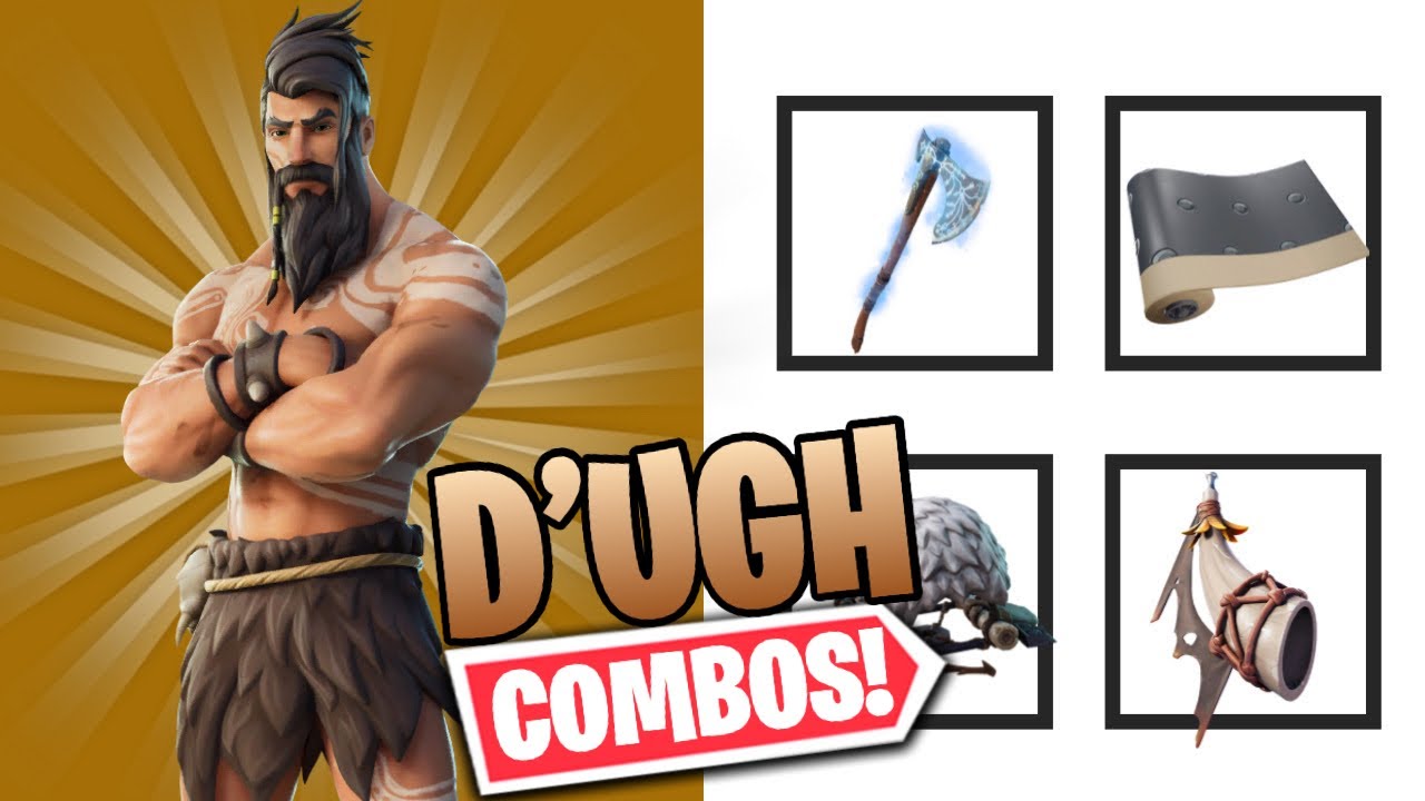 D'UGH COMBOS FORTNITE SKIN REVIEW YouTube