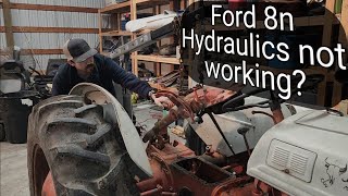 TOP LID REPAIR! Ford 8n tractor 3 point not working