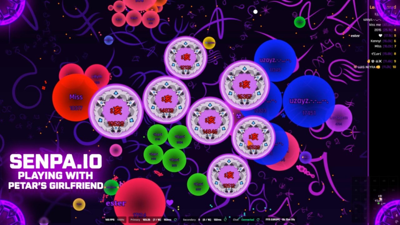 Захват Senpa.io с участием девушки Петара, Лори.