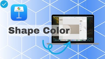 How To Set Shape Color On Keynote?