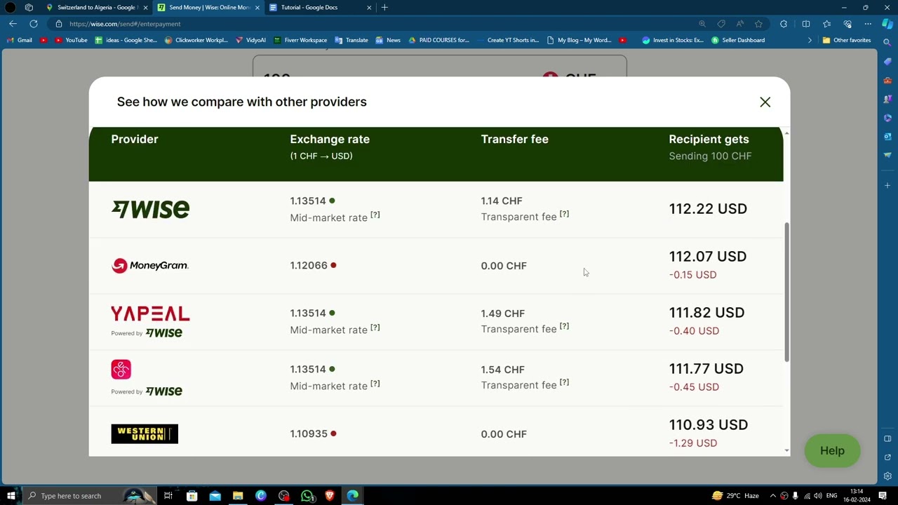 ✅ WISE: How To Transfer Money From Switzerland To Algeria (Full Guide)