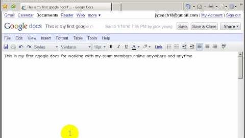 how to use google docs for online collaboration.wmv