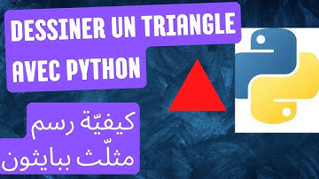 كيفيّة رسم مثلّث ببايثونdessiner un triangle avec python