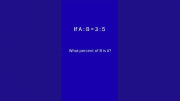 ratio to percent in 5 seconds #easymathtricks #maths #mathshorts #ratio #percentage