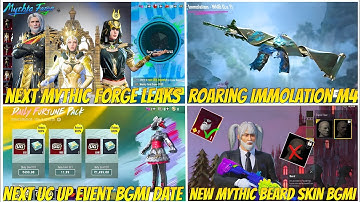 NEXT ULTIMATE SET LEAKS | NEXT MYTHIC FORGE LEAKS | ROARING M416 | BGMI 4.2 UPDATE | UC EVENT BGMI 
