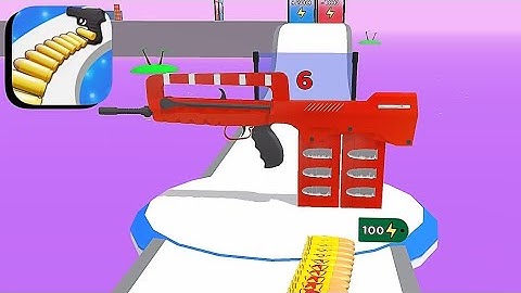 Bullet Stack ​- All Levels Gameplay Android,ios (Levels 1-5)