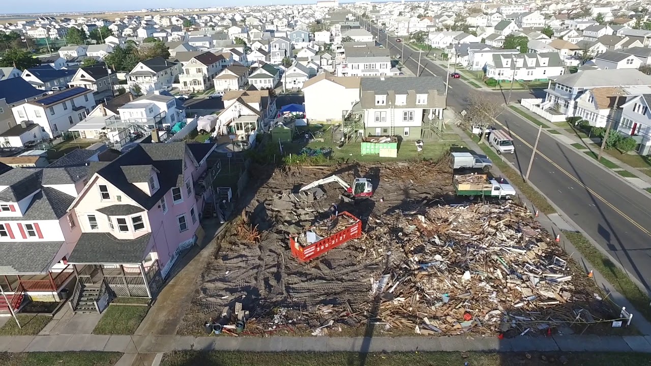 North Wildwood House Demo Update (Drone Update)
