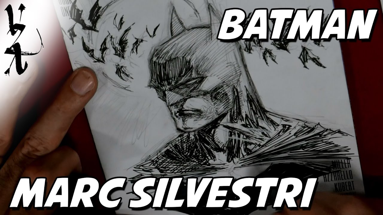 Marc Silvestri drawing Batman