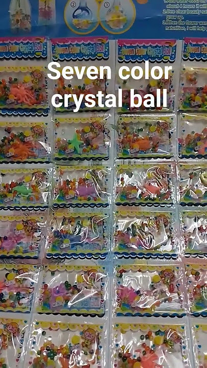 Seven color crystal ball #sarisaristore #kasari #shorts #shortsfeed #ytshorts #paninda #viral #yt