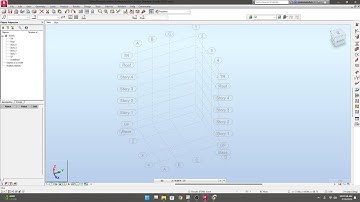 2. Autodesk Robot Structural Analysis Professional Tutorials 2025 - Create Story Level or stories