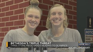 Bethesda's swimming triple threat looks to make a big splash at Paris Olympics