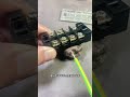 Terminal Block Wiring Technique With Washer #shorts #wirring