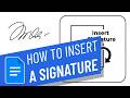 HOW TO Insert a Signature into Google Docs
