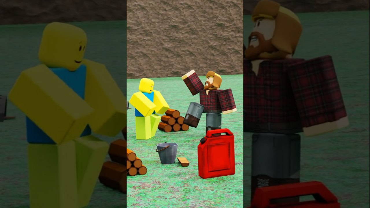 When NOOB build safe base in 99 Nights in the Forest ☠️ 