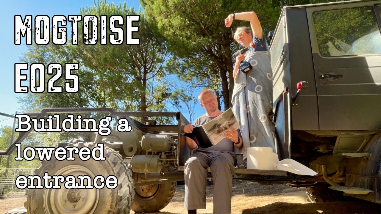 Unimog Camper E025 - Building a lowered entrance