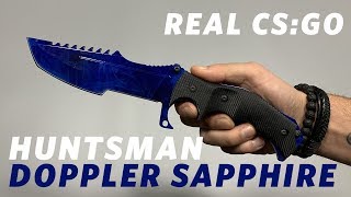 REAL CS:GO KNIVES - Huntsman - Doppler Sapphire - KNIFY