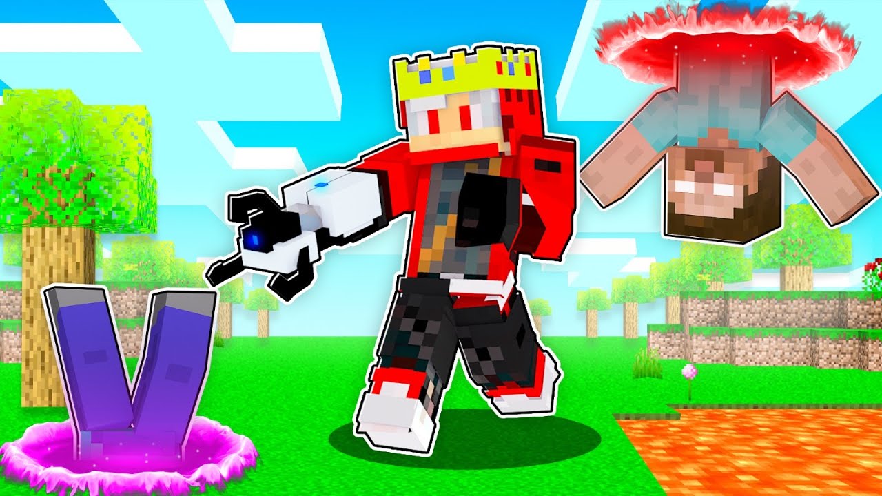 PORTAL GUN Fun With Herobrine in Minecraft!
