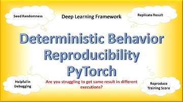 PyTorch Quick Tip || Reproducible Results and Deterministic Behavior