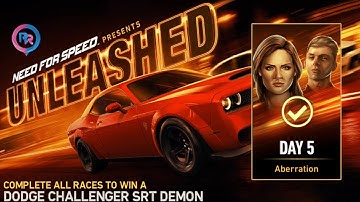 NFS No Limits I Vault Events I Unleashed I Dodge Challenger SRT Demon I Day 5