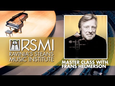 Ravinia Steans Music Institute Masterclass: Frans Helmerson