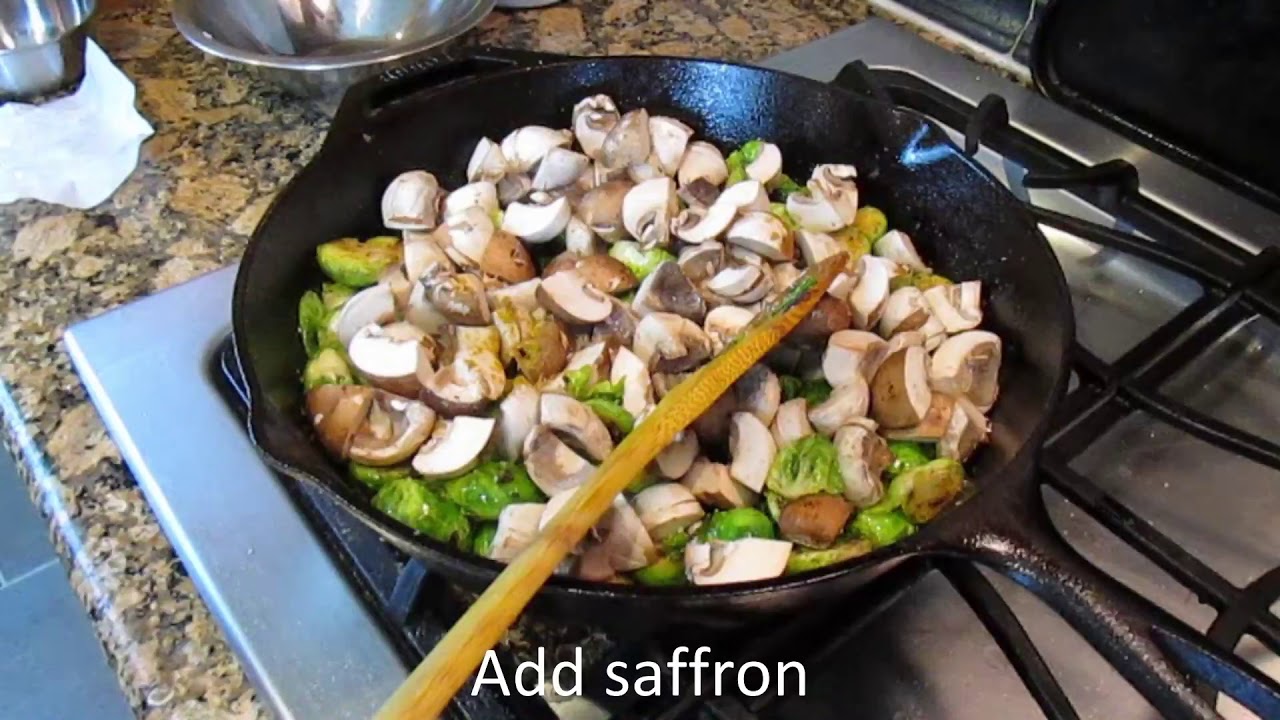 Creamy Brussel Sprout and Mushroom Dish YouTube