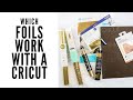 What Foil Brands Work with the Cricut Foil Transfer Tool?