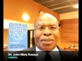 Expert Group Meeting, Geneva 2013: Video Message by Dr. John-Mary Kauzya