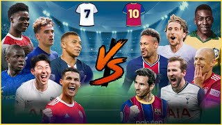 Number 7's 🆚 Number 10's🔥💪(Ronaldo-Messi-Mbappe-Neymar) •8 Minutes•