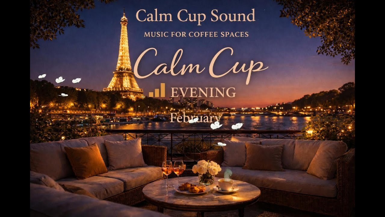 @Calm Cup Evening ☕ Cozy Cafe Music for February | No Vocals, Coffee Shop BGM