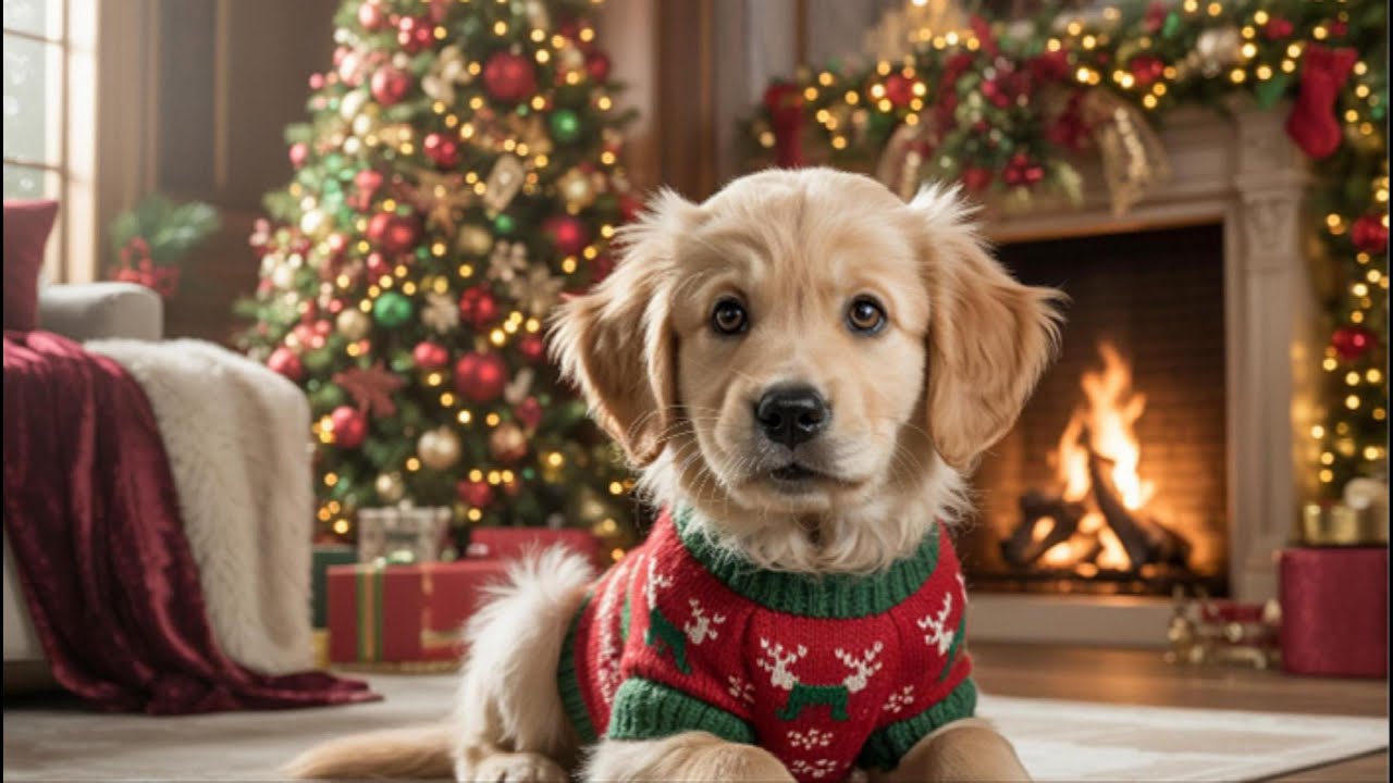 🐶 12 Hours of Dog Music – 🌞 Day Calm, Sleep & Christmas Comfort