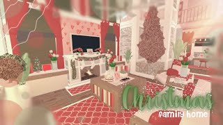 Bloxburg | Christmas Family Home | House Build ˚ෆ