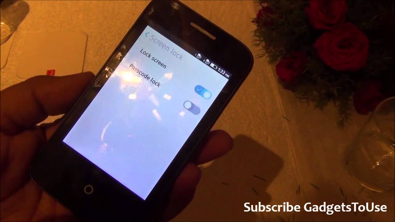 Intex Cloud FX Firefox Phone   Private Browsing, Passcode Lock, Internet Sharing, USB Storage and Ov