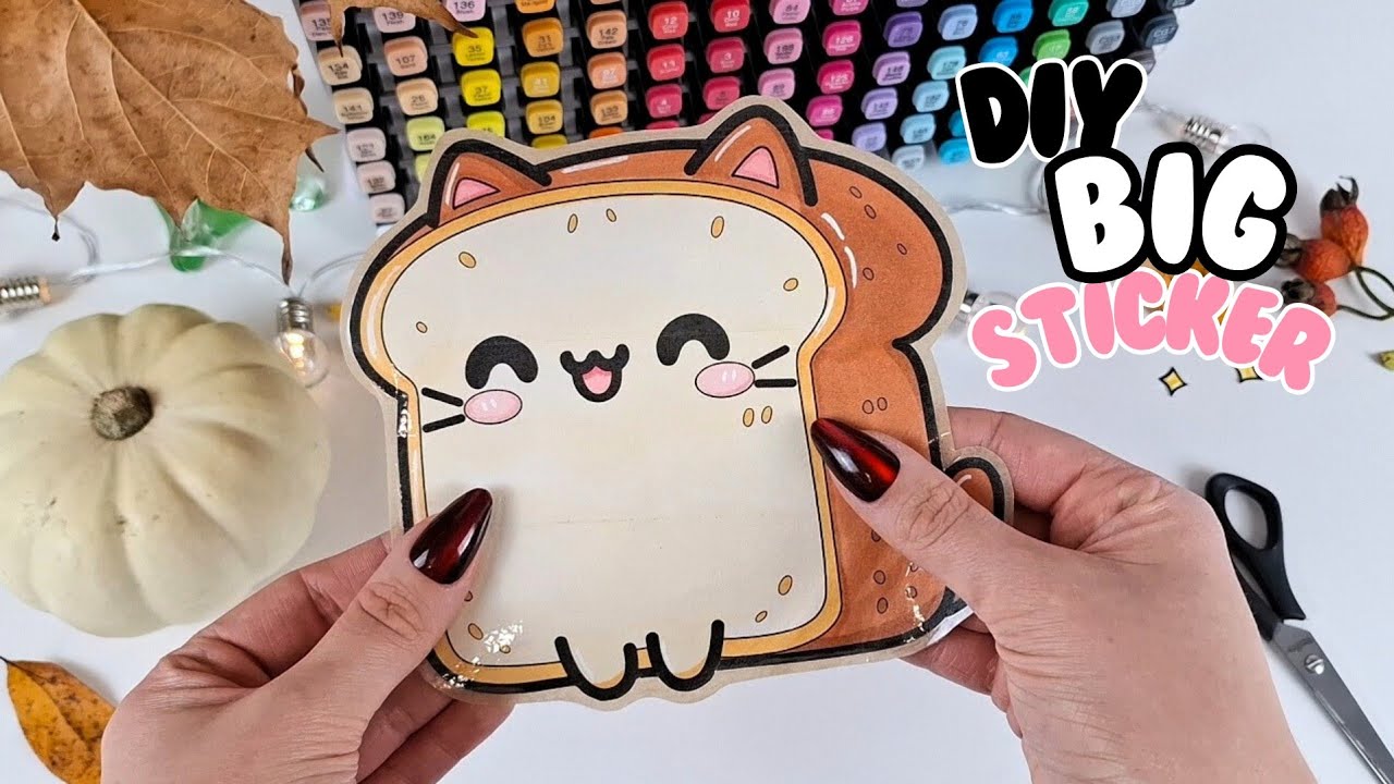 How to make a BIG STICKERS🥰?! (Tutorial)