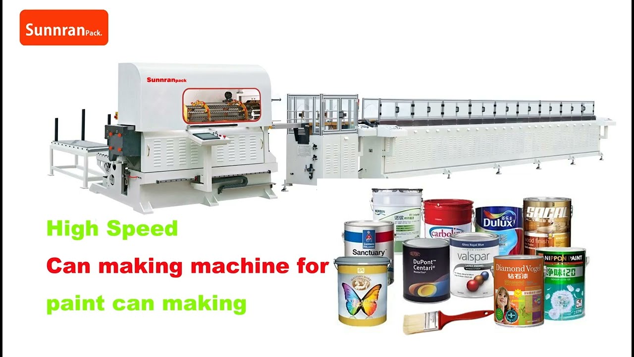 5L Round Tin Can Making Machine For Chemical CE Certificate