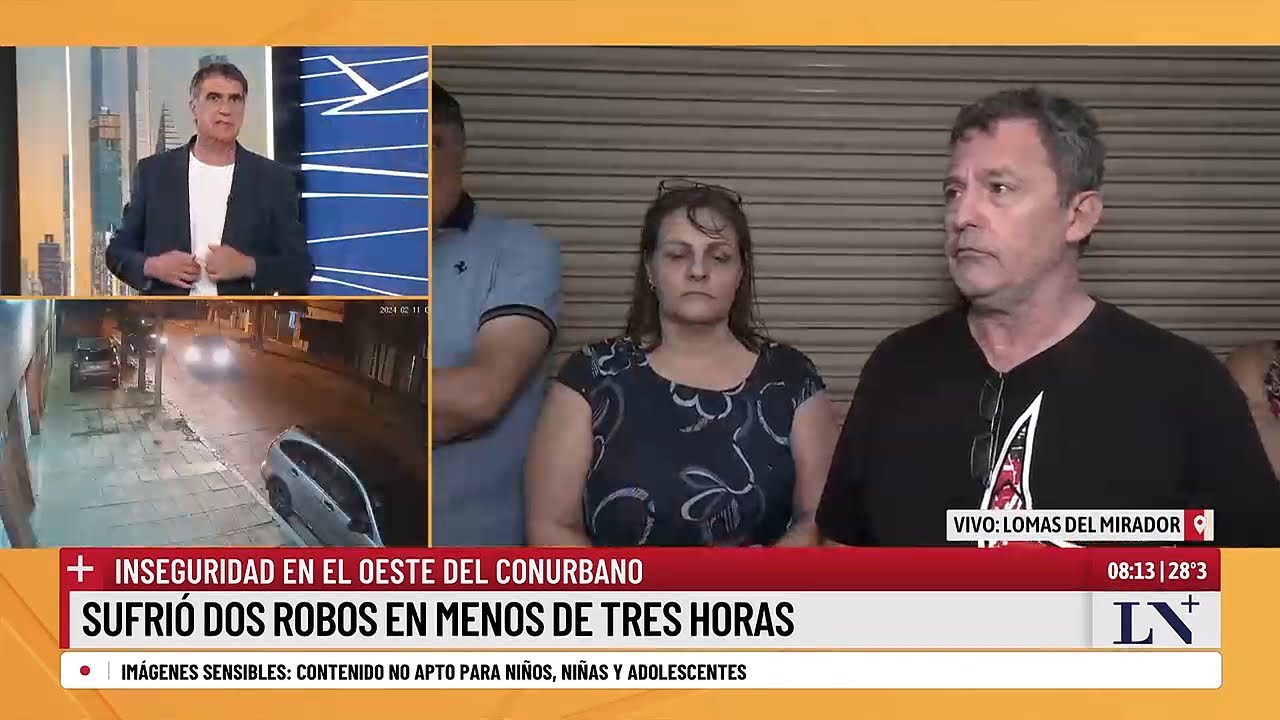 Lo asaltaron cuando volvia de hacer una denuncia: sufrió dos robos en menos de tres horas