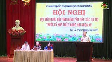 Đại biểu Quốc hội tỉnh Hưng Yên tiếp xúc cử tri tại Phù Cừ và Tiên Lữ