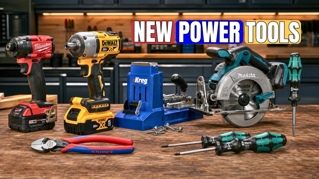 NEW Power Tools from Milwaukee, Dewalt, Kreg, Makita, Wera, Knipex ...